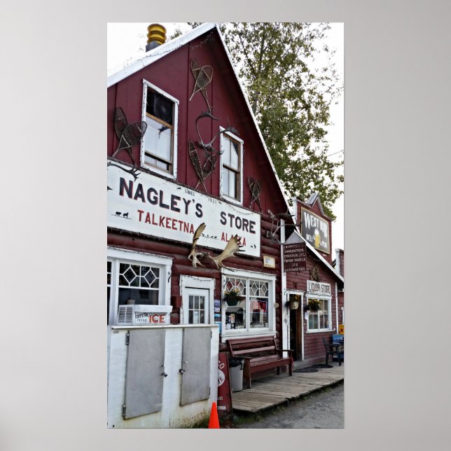 Póster Tienda Nagley - Talkeetna Alaska (Frente)