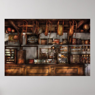 Póster Tienda - Tienda Súper Antiguo