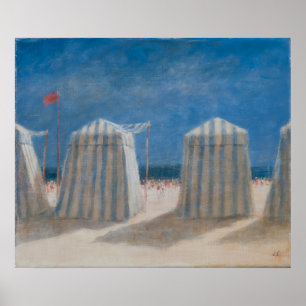 Póster Tiendas Bretaña 2012 de la playa
