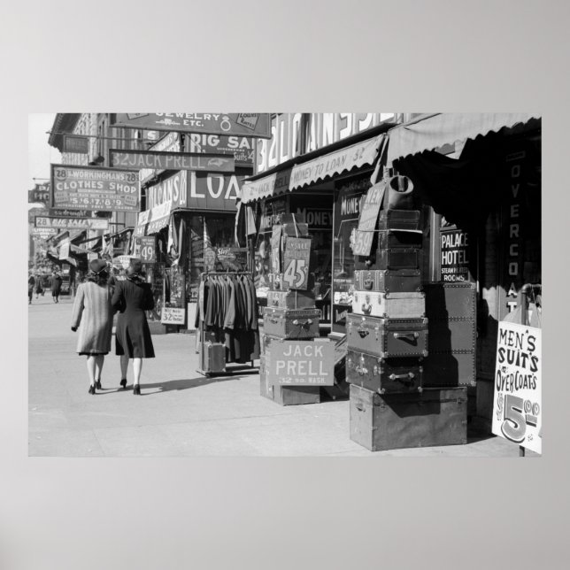 Póster Tiendas peones de Minneapolis, 1939 (Frente)