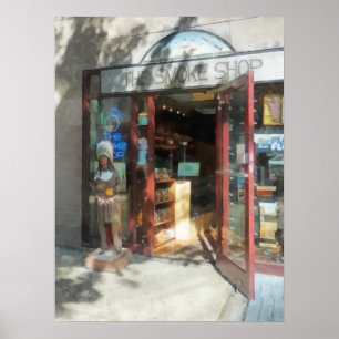 Póster Tiendas - Tienda de fumadores