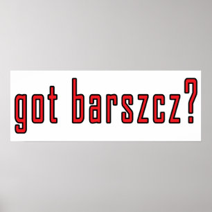 Póster ¿tiene barszcz?