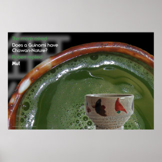 Póster ¿Tiene un Guinomi la Naturaleza de Chawan?