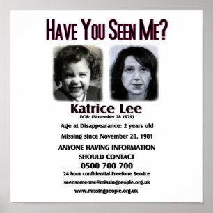 Póster Tiene usted visto me poster de Katrice Lee