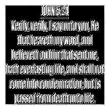 Tiene Vida Eterna Juan 5 24 KJV