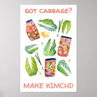 ¿Tienes a Cabbage? Hacer acuarela picante a Kimchi