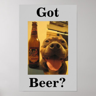 Póster ¿Tienes cerveza?