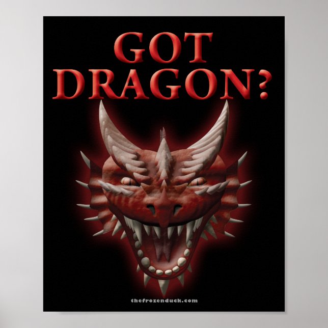 Póster ¿Tienes Dragón? (Frente)