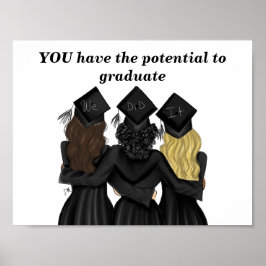 Póster Tienes el Poster motivacional potencial