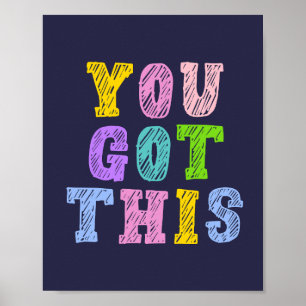 Póster Tienes este Dream Big Kids Nursery Art