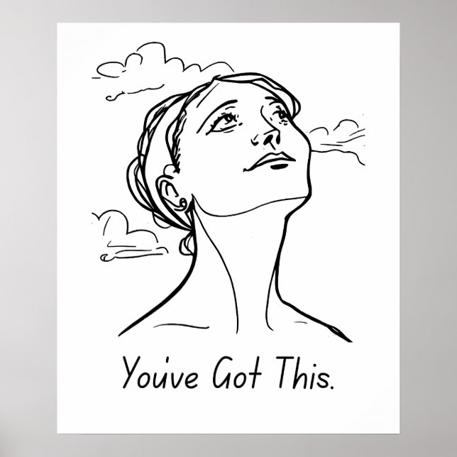 Póster Tienes Esto - Motivación Minimalista (Frente)