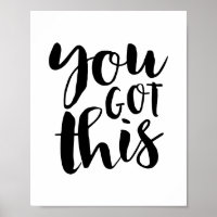 Tienes esto, motivación negra