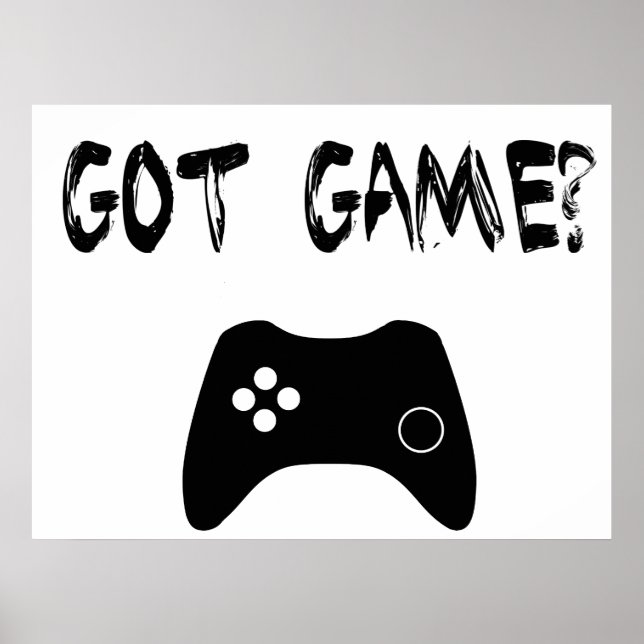 Póster ¿Tienes juego? Funny Gamer Poster (Frente)