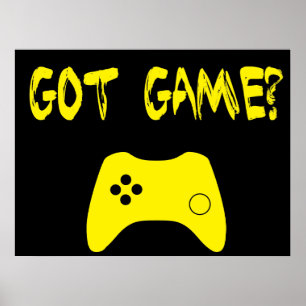 Póster ¿Tienes juego? Funny Gamer Poster