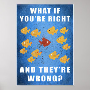 Póster Tienes razón y se equivocan