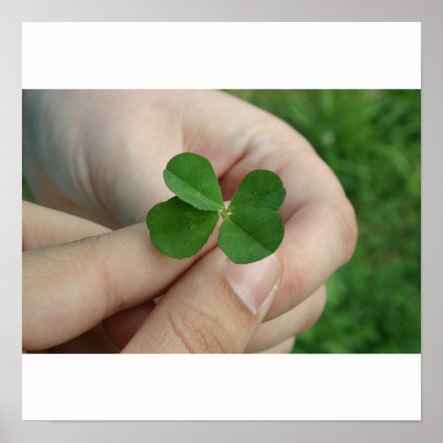 Póster ¿Tienes suerte? (Frente)