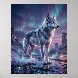 Póster Tierra Baldía de la Fallida del Lobo Holograma