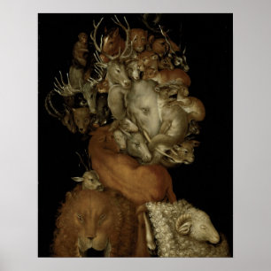 Póster Tierra, c.1570 (petróleo en panel)