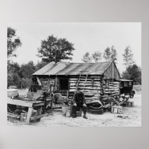 Póster Tierra cortada Farmer, 1937