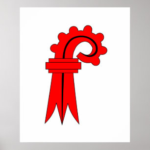 Póster Tierra de Basilea, Suiza