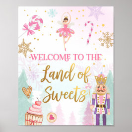 Póster Tierra de Bienvenida de los Dulces Nutcracker Ball