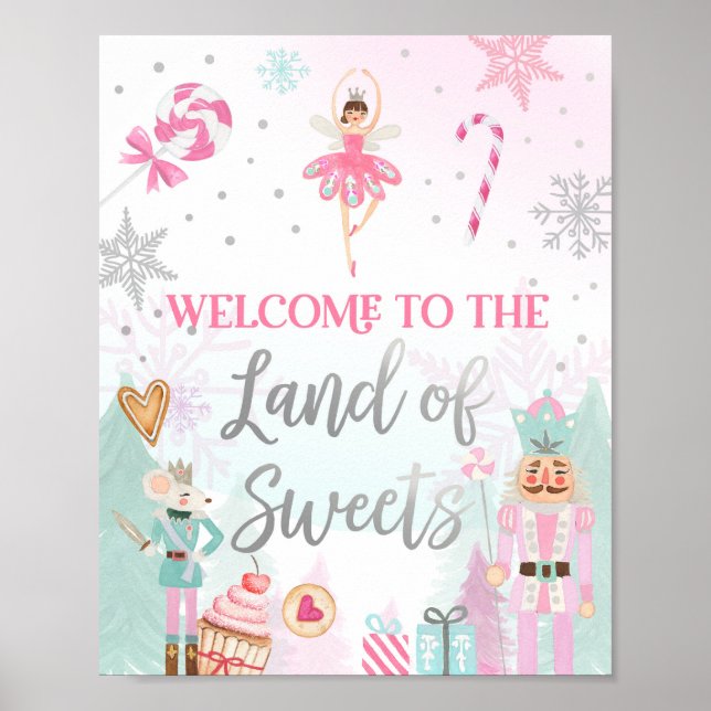 Póster Tierra de Bienvenida de los Dulces Nutcracker Ball (Frente)