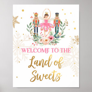 Póster Tierra de Bienvenida de los Dulces Nutcracker Ball
