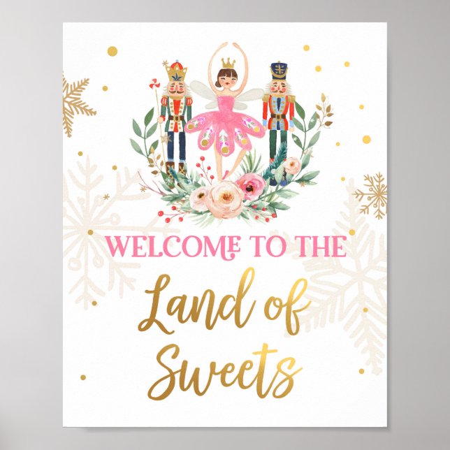 Póster Tierra de Bienvenida de los Dulces Nutcracker Ball (Frente)