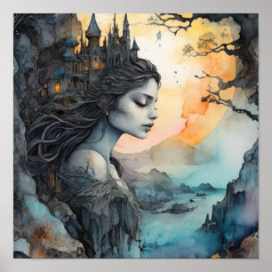 Póster Tierra de fantasía