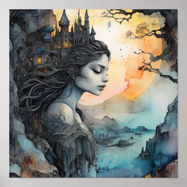 Póster Tierra de fantasía (Frente)