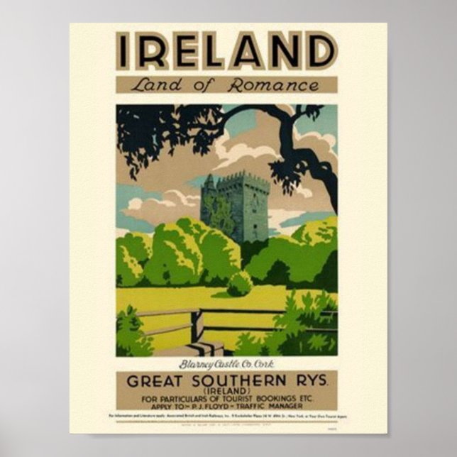 Póster Tierra de Irlanda (Frente)