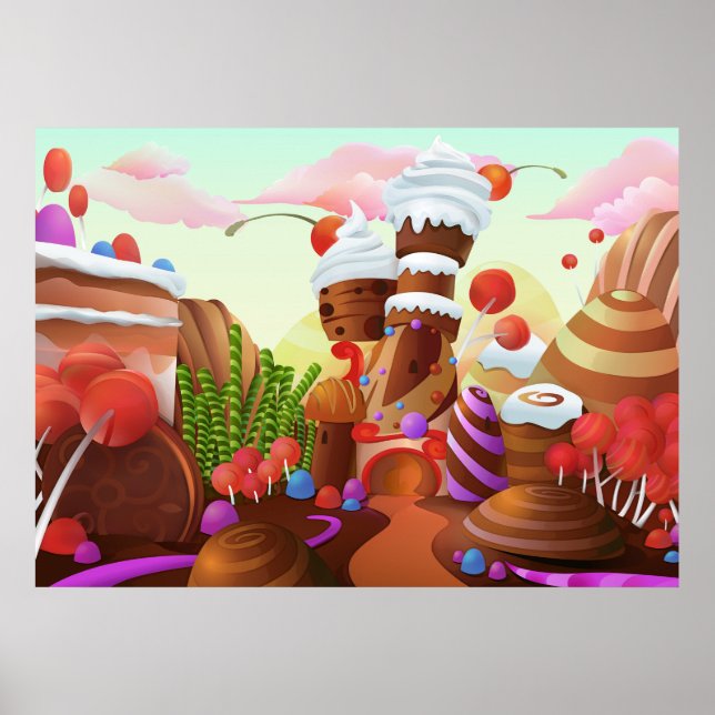 Póster Tierra Del Chocolate (Frente)