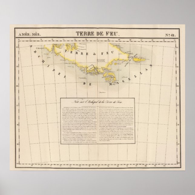 Póster Tierra del Fuego 42 (Frente)