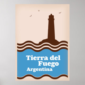 Póster Tierra del Fuego Argentina, Les Eclaireurs