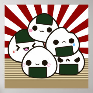 Póster Tierra del Onigiri en ascenso