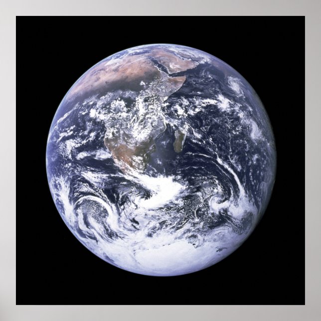 Póster Tierra desde Apolo 17 (Frente)