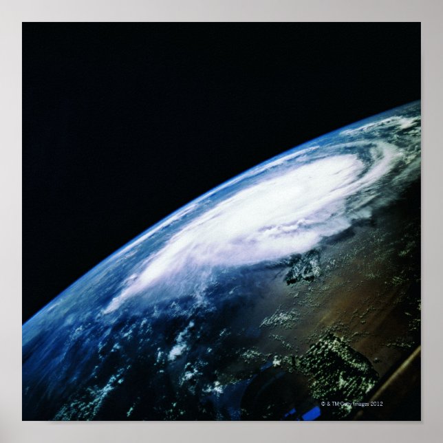 Póster Tierra desde el satélite 3 (Frente)