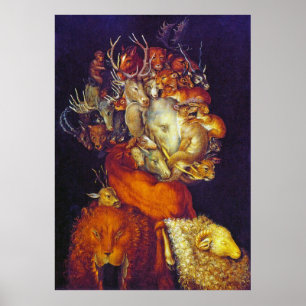 Póster Tierra - Giuseppe Arcimboldo
