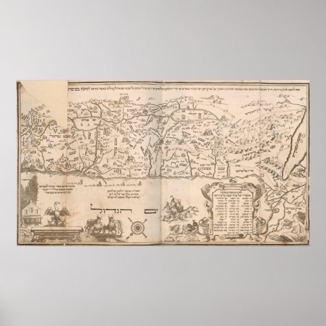 PÓSTER TIERRA SANTA, 1695 (Frente)
