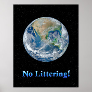 Póster Tierra Sin Desperdicios - Poster Resizable