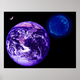 Póster Tierra, Sol, Venus