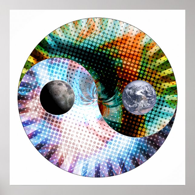 Póster Tierra Y Espacio (Frente)