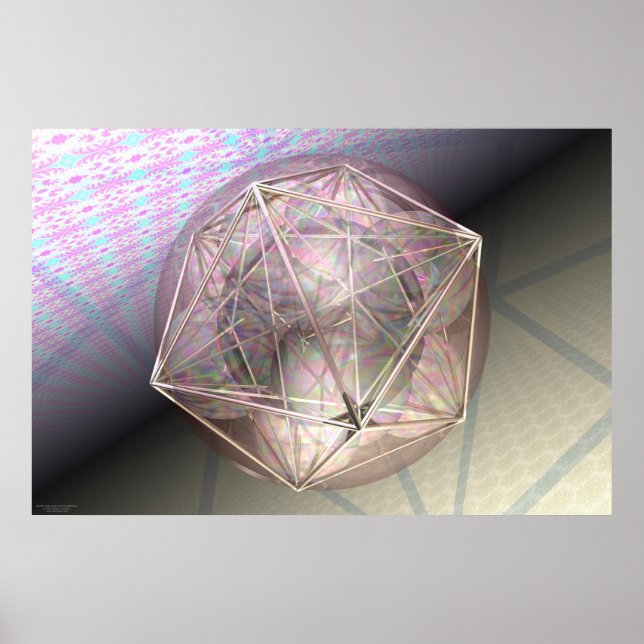 Póster Tierra Y Marte Por Martineau (Frente)