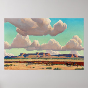 Póster Tierras anchas del Navajo por Maynard Dixon