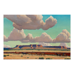 Póster Tierras anchas del Navajo por Maynard Dixon