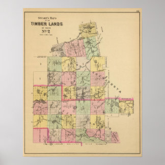 Póster Tierras de madera 2 Atlas