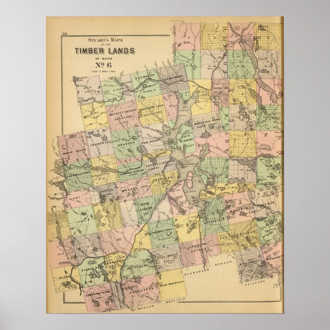 Póster Tierras de madera 6 (Frente)