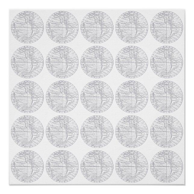 Póster Tierras del Hemisferio Occidental (Anverso)