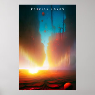 Póster Tierras extranjeras