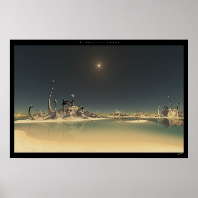 Póster Tierras prohibidas (Frente)